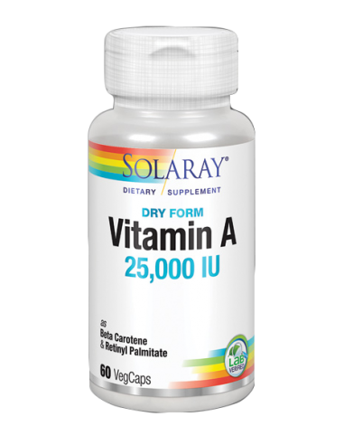 VITAMIN A EMULSIED DRY 25.000UI - 60CAPS