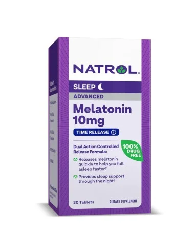 MELATONINA NATROL 10MG TIME RELEASE 100 TAB