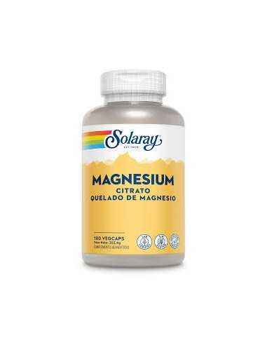 SOLARAY MAGNESIUM CITRATO QUELADO DE MAGNESIO 180CAP