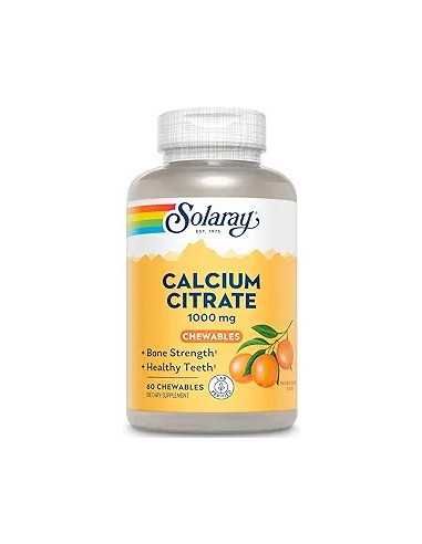 SOLARAY CALCIUM CITRATE 1000MG CHEWABLES