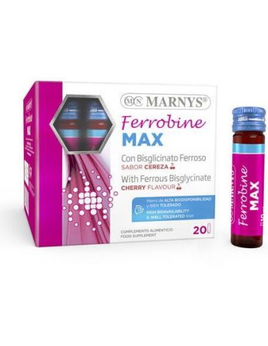 FERROBINE MAX 20 VIALES MARNYS HIERRO