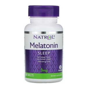 MELATONINA NATROL 3 mg 60 Tabletas