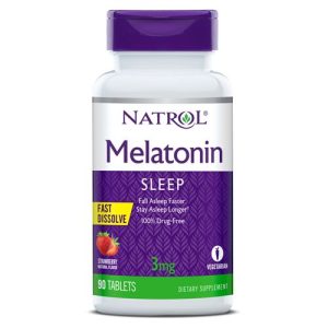 MELATONINA NATROL 3mg fast dissolve 90 tablets
