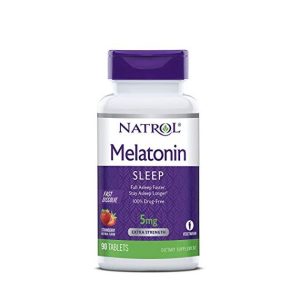 MELATONINA NATROL 5mg fast dissolve 90 tabletas