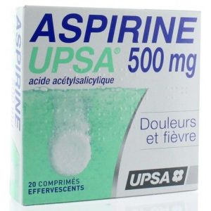 ASPIRINA UPSA 500 mg 20 comprimidos efervescentes