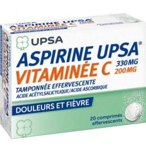 ASPIRINA UPSA VITAMINA C 20 COMPR EFERVESCENTES