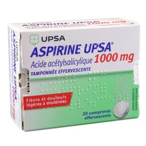 ASPIRINA UPSA 1000MG 20 COMPR EFERVESCENTE