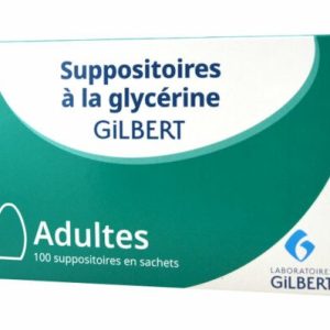SUPOSITOIRE A LA GLYCÉRINE 100U GILBERT