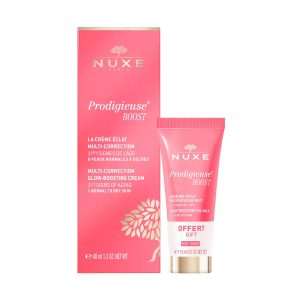 NUXE PRODIGIEUSE® BOOST CREMA LUMINOSIDAD MULTI-CORRECCIÓN 40 ML + NIGHT RECOVERY OIL BALM 15ML