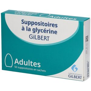 SUPOSITOIRE A LA GLYCÉRINE 50U GILBERT