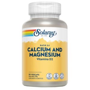 SOLARAY CALCIO MAGNESIO 90 CAPSULAS