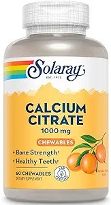 SOLARAY CALCIUM CITRATE 1000MG CHEWABLES