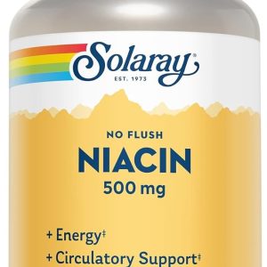 SOLARAY NIACIN 500 MG – 100CAPS