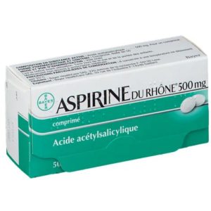 ASPIRINE DU RHÔNE 500MG 50 COMPRIÉS