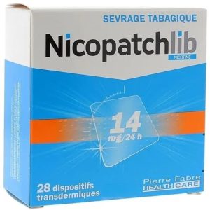 NICOPATCHLIB 14MG/24H 28 COMP
