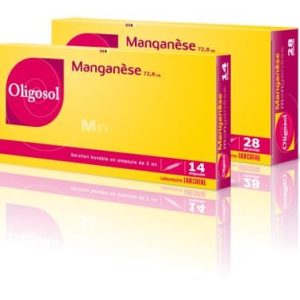 Oligosol Manganeso 28 ampollas 2ml Labcatal