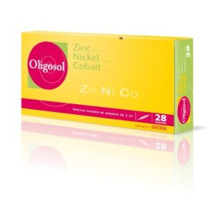 Oligosol Zinc Niquel Cobalto 28 ampollas de 2ml Labcatal