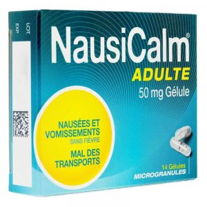 Nausicalm comprimidos para el mareo