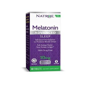 MELATONINA NATROL 10MG time release 60 tablets